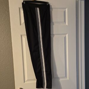2 Pack Athletic Works Black Pants with White Accent